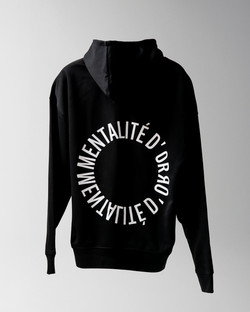 Circle Hoodie Black