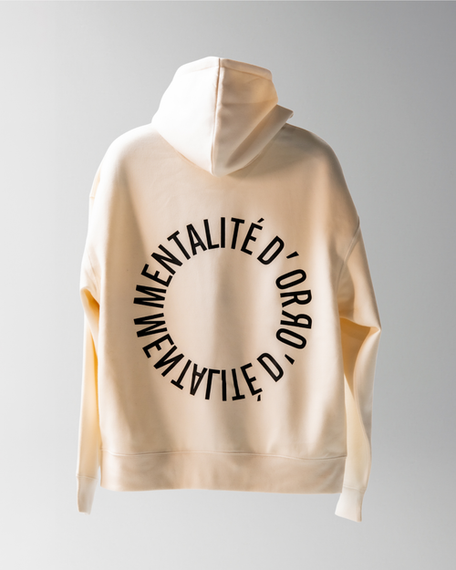 Circle Hoodie Bone